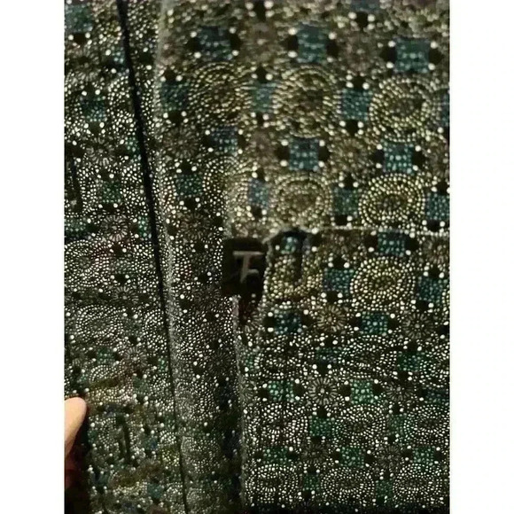 Panhandle Tuf Cooper Mens L Shirt Long Sleeve Button-Down Multicolor Blue Black - Picture 4 of 10